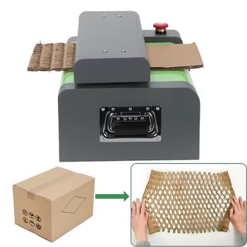 cardboard shredder, shredder machine, honeycomb shredder, packing material maker, waste convert to packing material