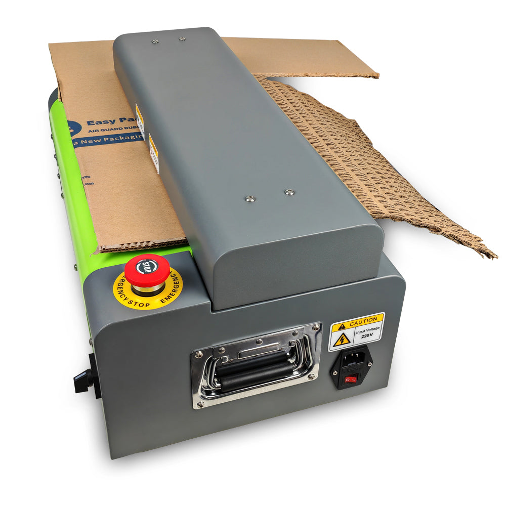 cardboard shredder, shredder machine, honeycomb shredder, packing material maker, waste convert to packing material